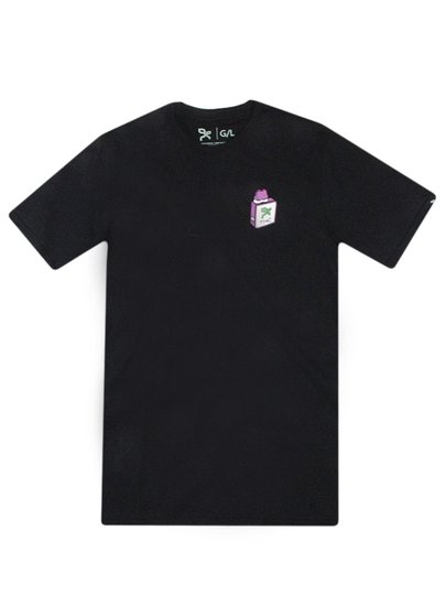 Camiseta Masculina Grow Pod Manga Curta Estampada - Preto