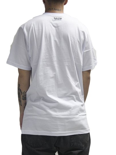Camiseta Masculina Grow Take It Easy Manga Curta Estampada - Branco