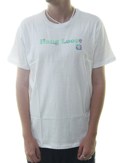 Camiseta Masculina Hang Loose Mactye Manga Curta Estampada - Branco