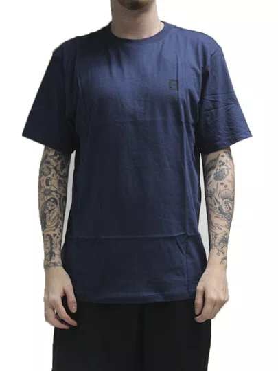 Camiseta Masculina HB Basica Square Manga Curta Estampada - Marinho