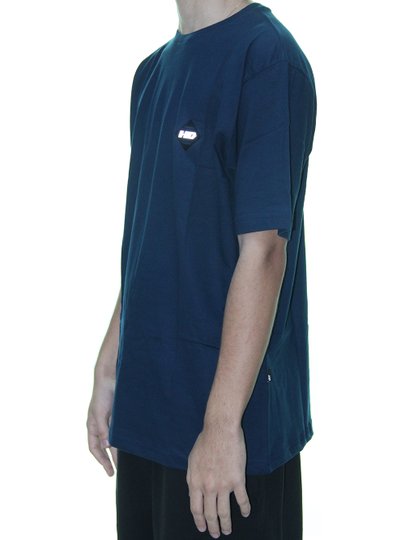 Camiseta Masculina HD Clean Manga Curta - Azul Marinho