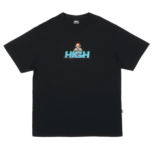 Camiseta Masculina High Air Logo Manga Curta Estampada - Preto