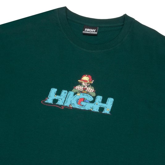 Camiseta Masculina High Air Logo Manga Curta Estampada - Preto