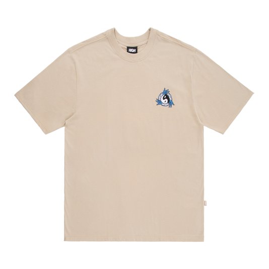 Camiseta Masculina High Balance Manga Curta Estampada - Areia