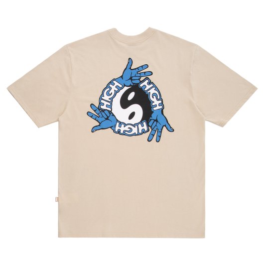 Camiseta Masculina High Balance Manga Curta Estampada - Areia