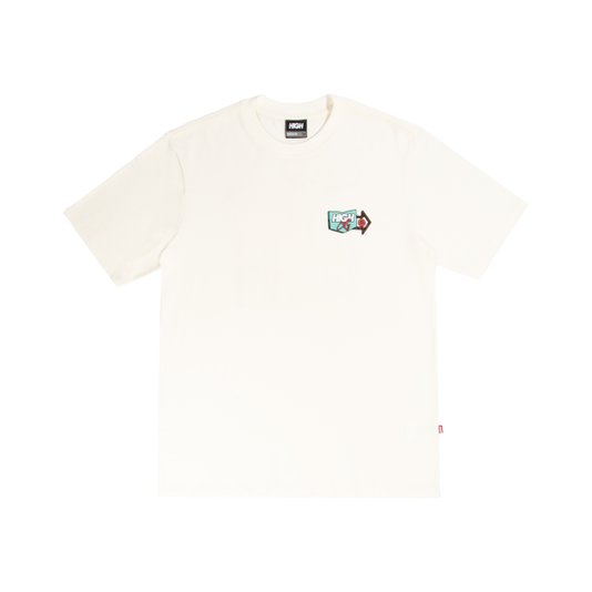 Camiseta Masculina High Cafeteria Manga Curta Estampada - Branco