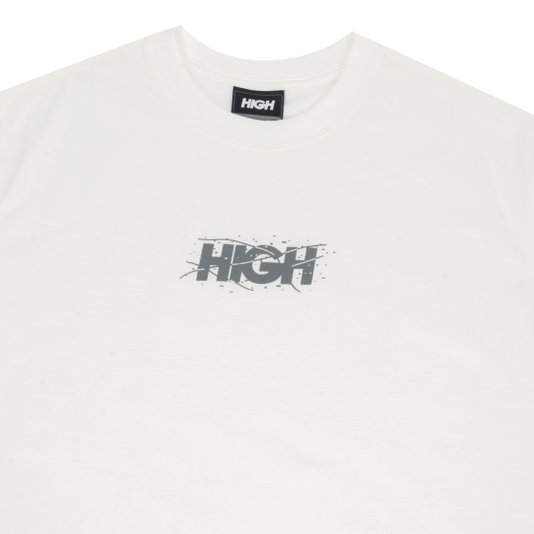 Camiseta Masculina High CAPTCHA Manga Curta Estampada - Branco