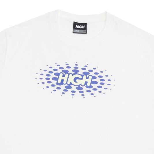 Camiseta Masculina High Club Logo Manga Curta Estampada - Branco