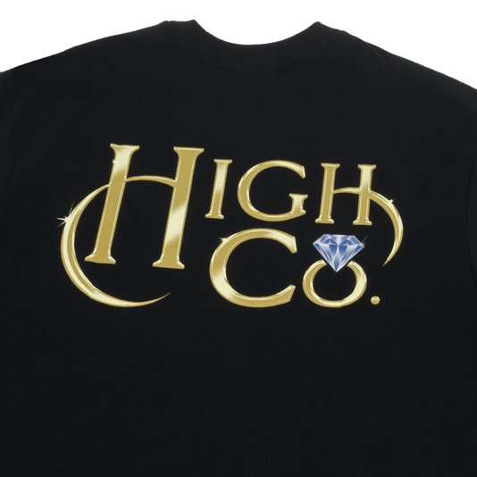Camiseta Masculina High Diamant Manga Curta Estampada - Preto