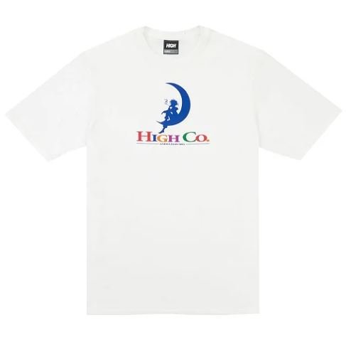 Camiseta Masculina High Dreamer Manga Curta Estampada - Branco