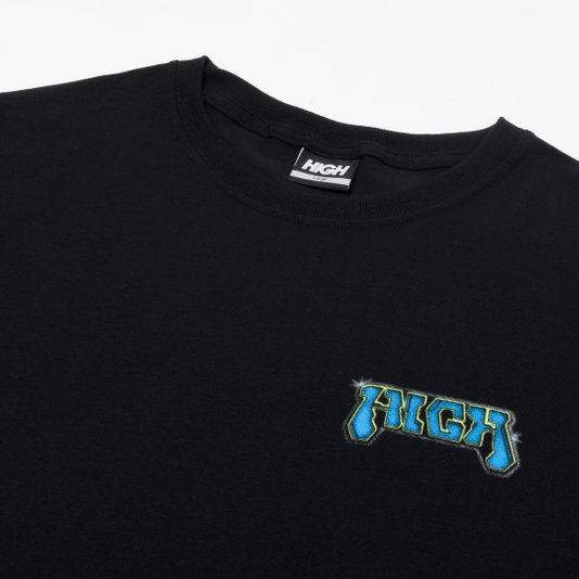 Camiseta Masculina High E.T Tee Manga Curta Estampadaa - Preto