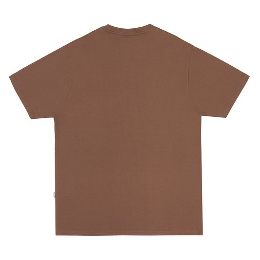 Camiseta Masculina High Fame Manga Curta Estampada - Marrom
