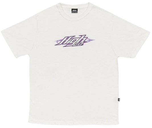 Camiseta Masculina High Flare Manga Curta Estampada - Branco