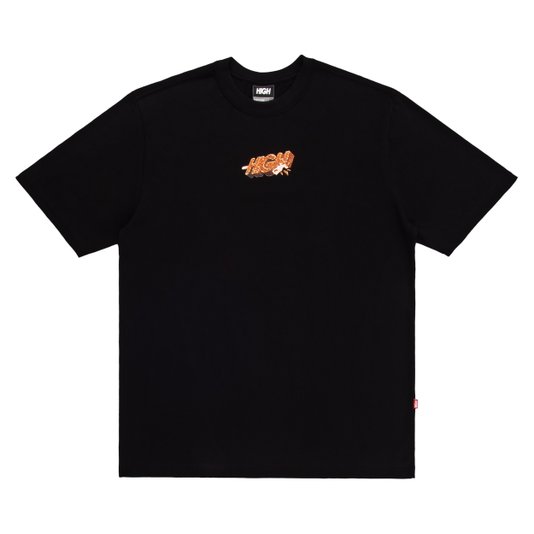 Camiseta Masculina High Frosty Manga Curta Estampada - Preto