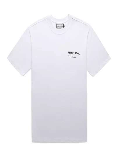 Camiseta Masculina High Furniture Manga Curta Estampada - Branco
