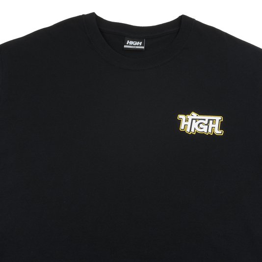 Camiseta Masculina High Goddess Manga Curta Estampada - Preto