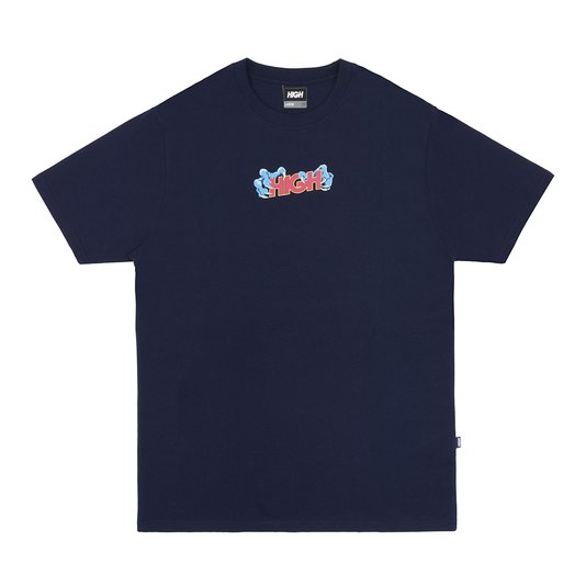 Camiseta Masculina High Hydra Manga Curta Estampada - Marinho