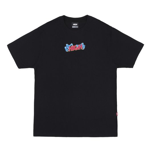 Camiseta Masculina High Hydra Manga Curta Estampada - Preto