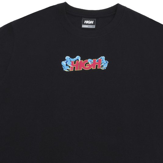 Camiseta Masculina High Hydra Manga Curta Estampada - Preto