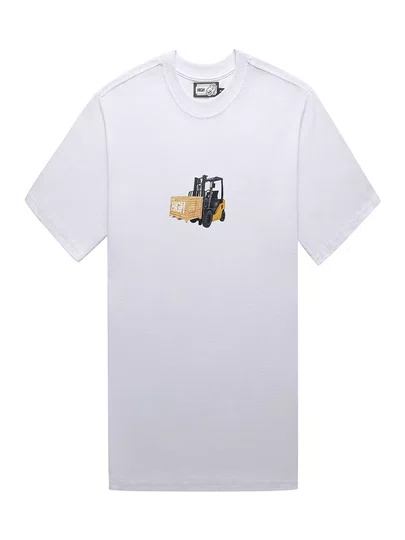 Camiseta Masculina High Lift Manga Curta Estampada - Branco