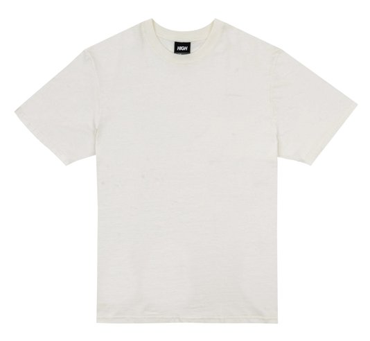 Camiseta Masculina High Lisa Manga Curta Estampada - Branco