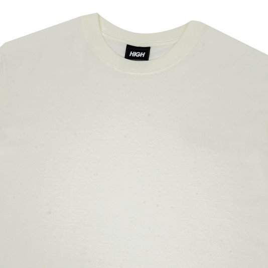 Camiseta Masculina High Lisa Manga Curta Estampada - Branco