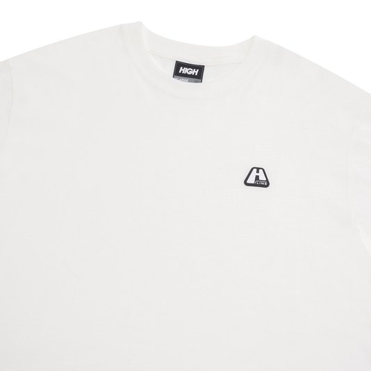 Camiseta Masculina High Logo Line Manga Curta Estampada - Branco