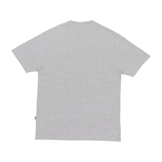 Camiseta Masculina High Logo Line Manga Curta Estampada - Cinza/Mescla