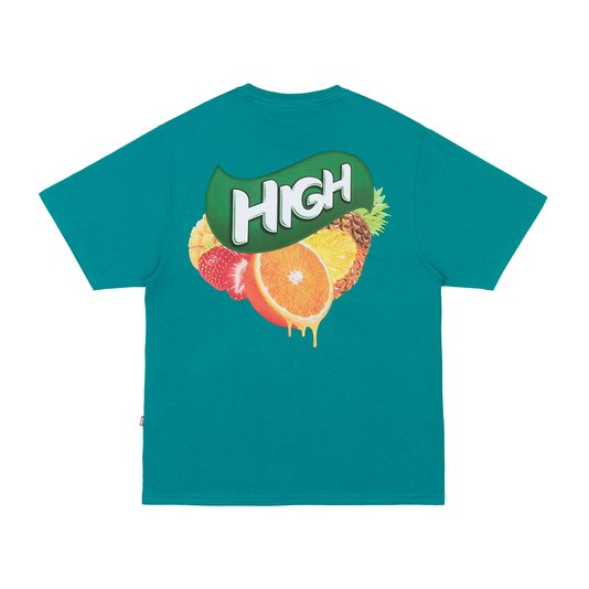 Camiseta Masculina High Manga Curta Estampada - Verde