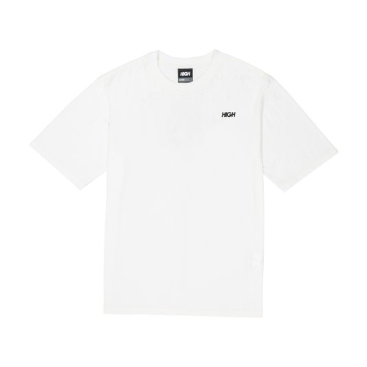 Camiseta Masculina High Mini Logo Manga Curta Estampada - Branco