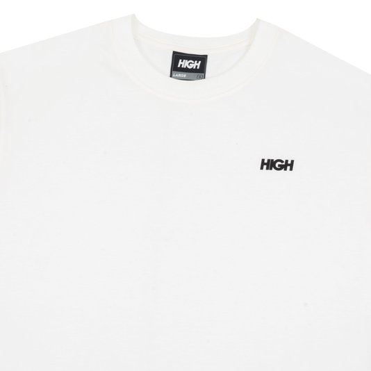 Camiseta Masculina High Mini Logo Manga Curta Estampada - Branco