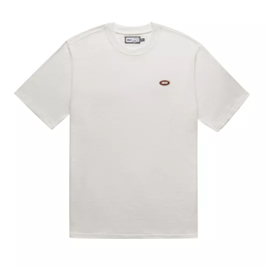 Camiseta Masculina High Oval Manga Curta Estampada - Off White