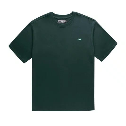 Camiseta Masculina High Oval Manga Curta Estampada - Verde Escuro