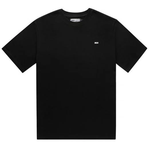 Camiseta Masculina High Ragged Manga Curta Estampada - Preto