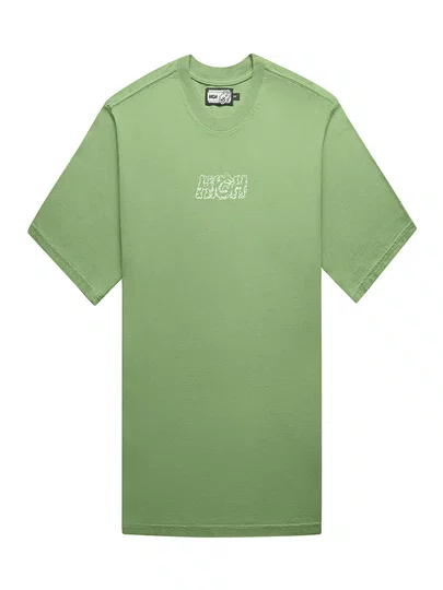 Camiseta Masculina High Shei Manga Curta Estampada - Verde