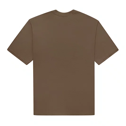Camiseta Masculina High Shine Manga Curta Estampada - Marrom
