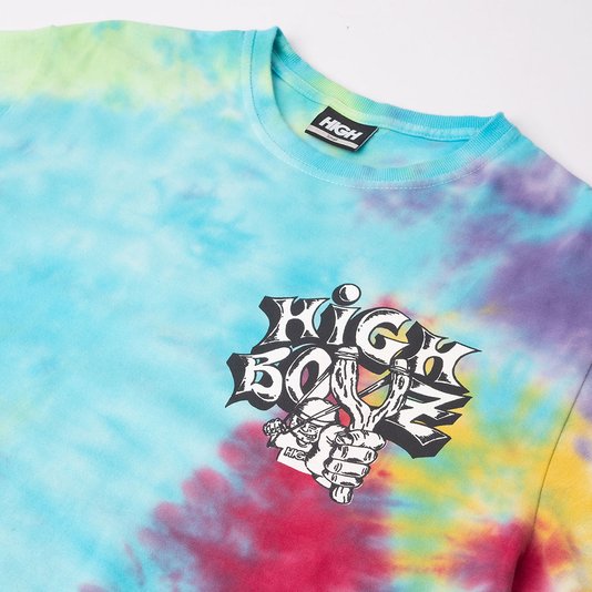 Camiseta Masculina High Slingshot Tee Manga Curta Estampada - Tie Dye