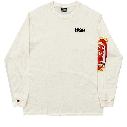 Camiseta Masculina High So Hot Manga Longa - Branco
