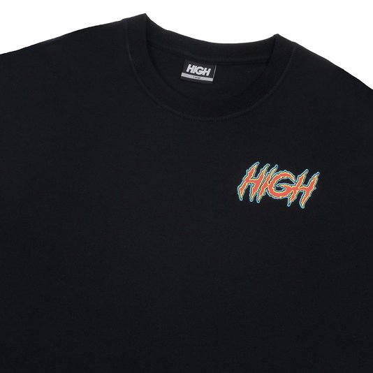 Camiseta Masculina High Tiger Manga Curta Estampada - Preto
