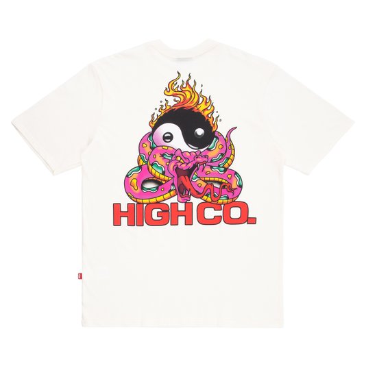 Camiseta Masculina High Viper Manga Curta Estampada - Branco