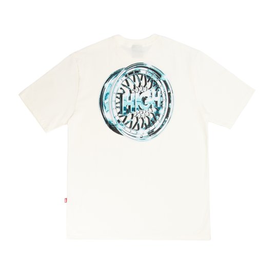 Camiseta Masculina High Wheelt Manga Curta Estampada - Branco