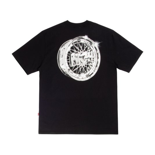 Camiseta Masculina High Wheelt Manga Curta Estampada - Preto