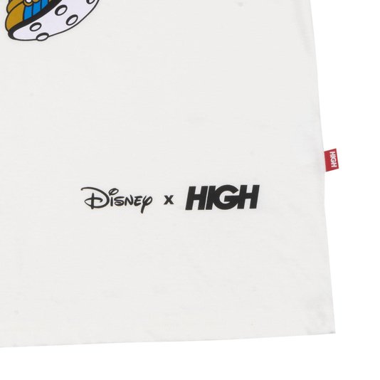 Camiseta Masculina High x Disney Skillz - Branco