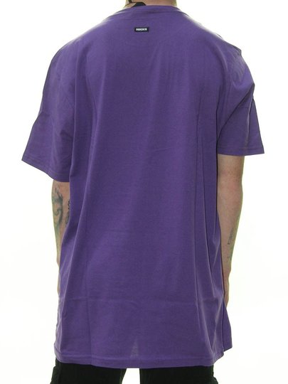 Camiseta Masculina Hocks Cruz Manga Curta Estampada - Roxo