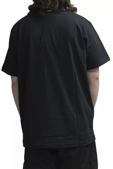 Camiseta Masculina Hocks Escriba Manga Curta Estampada - Preto