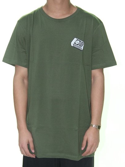 Camiseta Masculina Hocks Manga Curta Estampada - Verde