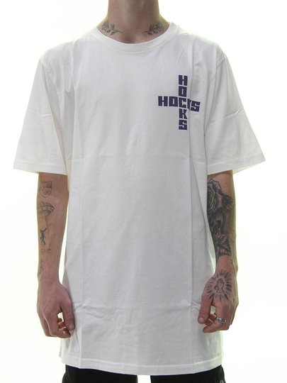 Camiseta Masculina Hocks Promo Manga Curta Estampada - Off White