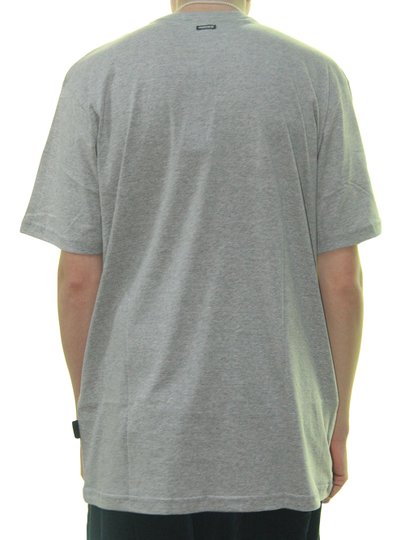 Camiseta Masculina Hocks Skate é Cultura Manga Curta Estampada - Cinza Mesclado