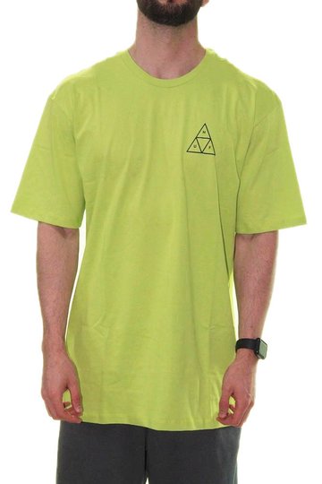Camiseta Masculina HUF Essentials TT Manga Curta Estampada - Verde