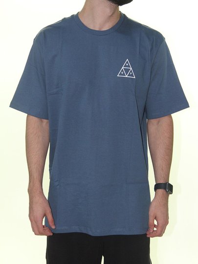 Camiseta Masculina Huf Lupus Noctem Manga Curta Estampada - Azul